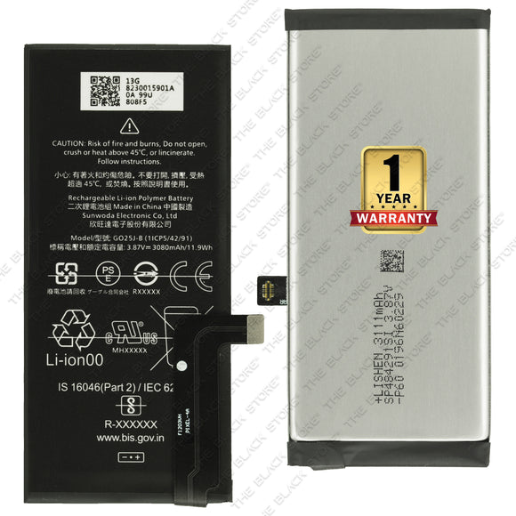 Genuine Battery G025J-B for Google Pixel 4A 4G G025N 3140mAh with 1 Year Warranty*