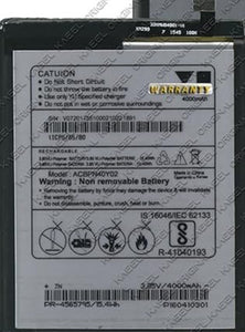 Genuine Battery ACBPN40Y02 for  Micromax YU Yunicorn YU5530 4000mAh with 1 Year Warranty*