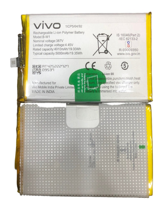 Genuine Battery B-W1 for Vivo Y02s , vivo Y02 , V2203 5000mAh with 1 Year Warranty*