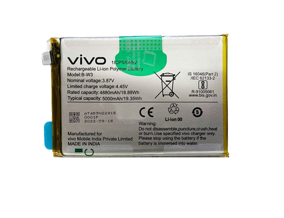 Genuine Battery B-W3 for Vivo Y22 5G/V2207 5000mAh with 1 Year Warranty*