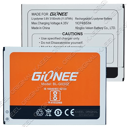 Genuine Battery BL-G030Z for Gionee S Plus 3150mAh with 1 Year Warranty*