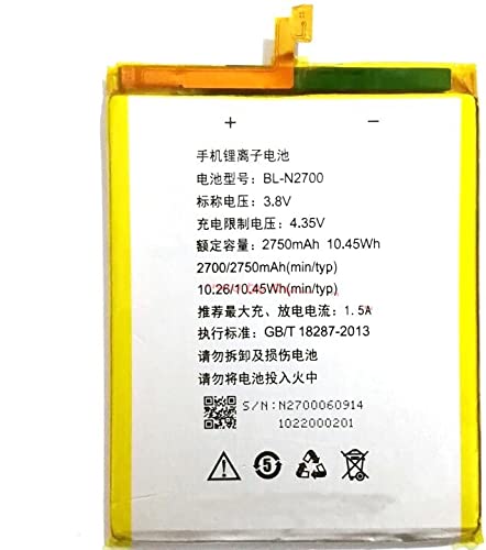 Genuine Battery BL-N2700 for Gionee Elife S7 Dual Sim 2700mAh  with 1 Year Warranty*