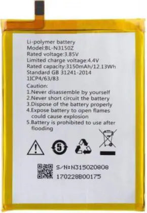 Genuine Battery BL-N3150Z for Gionee S6S 3150mAh with 1 Year Warranty*