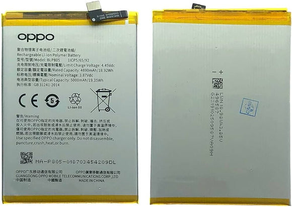 Genuine Battery BLP805 for Oppo A53 Oppo A53 A32 A54 Realme C17 Realme 7 5000mAh with 1 Year Warranty*