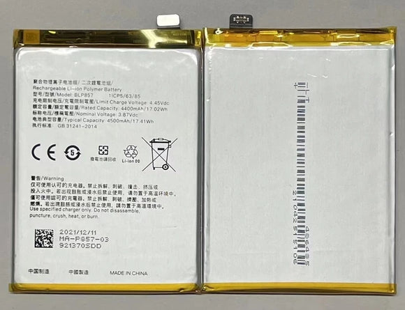 Genuine Battery BLP857 for Realme Q3 Pro 5G RMX2205 / Realme X7 Max 5G RMX3031 / Realme GT Neo RMX3031 4500mAh with 1 Year Warranty*
