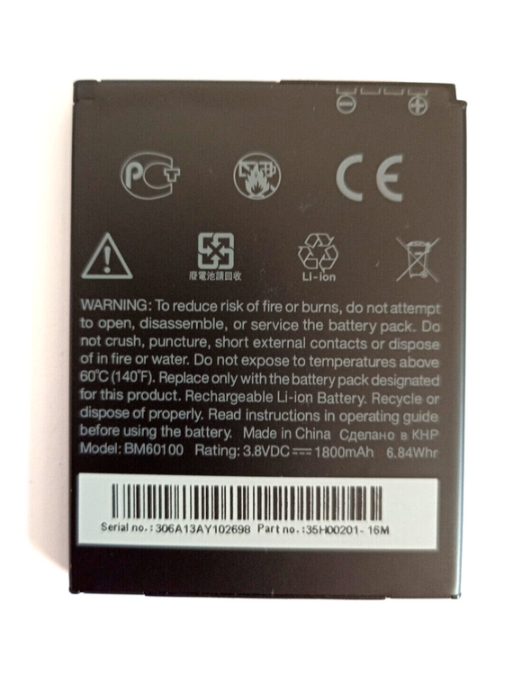 Genuine Battery BM60100 for HTC Desire 500 Desire 600 Dual sim one sc one sv One s 1800mAh with 1 Year Warranty*