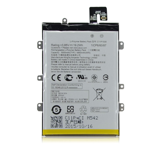 Genuine Battery C11P1508 for Asus Zenfone max ZC550KL 5000Z C550KL Z010AD Z010DD Z010D Z010DA 5000 mAh with 12 Month Warranty*