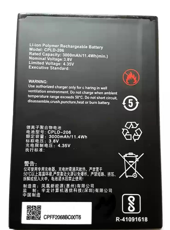 Genuine Battery CPLD-206 for Coolpad Mega 5 3000mAh with 1 Year Warranty*