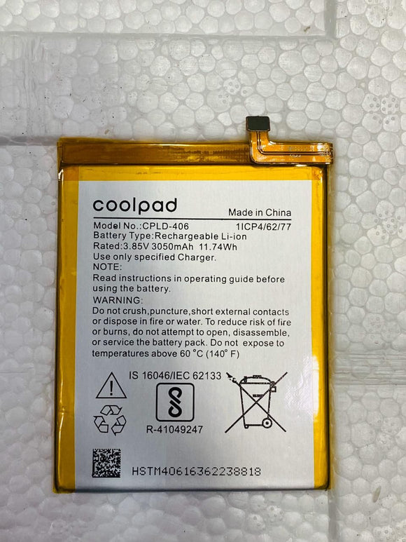 Genuine Battery CPLD-406  for Coolpad Mega 3 3050mAh with 1 Year Warranty*