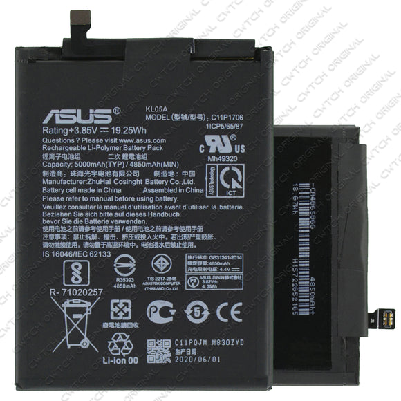 Genuine Battery C11P1706 for Asus Zenfone Max Pro M1 / Max Pro M2 ZB601KL / ZB602K ZB630KL-4J002IN (5000mAh) with 12 Months Warranty*
