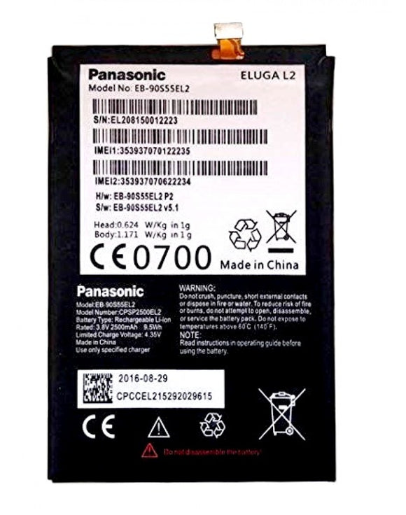 Genuine Battery EB-90S55EL2 for Panasonic Eluga L2 2500mAh with 1 Year Warranty*