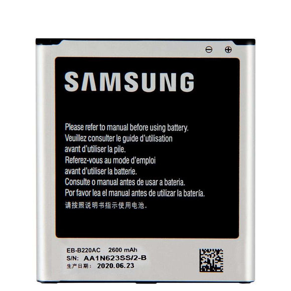 Genuine Battery EB-B220AC for Samsung galaxy Grand 2 SM-G7106 G7108 G7108V SM-G7102 2600mAh with 1 Year Warranty*