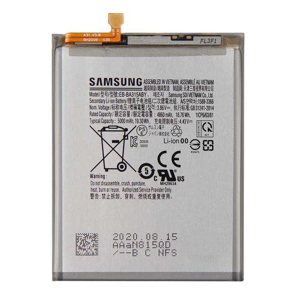 Genuine Battery EB-BA315ABY  for Samsung A31 / A31S 5000mAh with 1 Year Warranty*