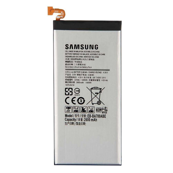 Genuine Battery EB-BA700ABE for Samsung Galaxy A7 2015 A700 / A700S / A700L / A700FD 2600mAh with 1 Year Warranty*