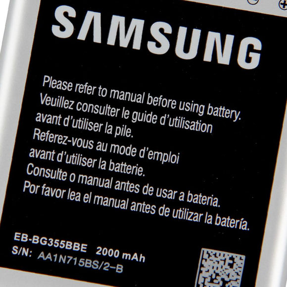 Genuine Battery EB-BG355BBE for Samsung Galaxy Core 2 2000mAh with 1 Year Warranty*