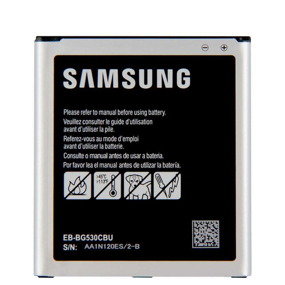 Genuine Battery EB-BG530CBE for Samsung Galaxy Grand Prime G530 G531 G5308W J3(2016) J3(2018) J320 On5 j327 G530 G531F G530H G530F 2600mAh with 1 Year Warranty*