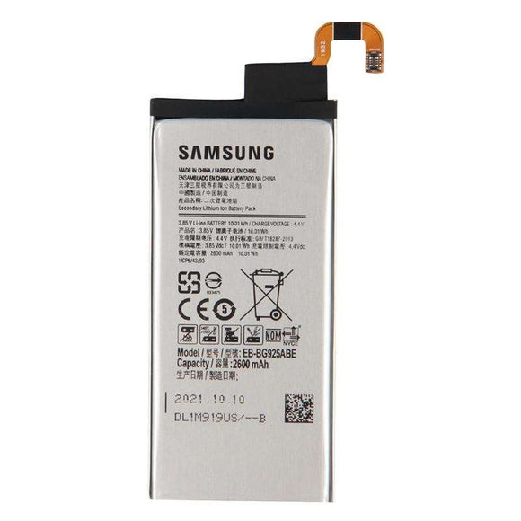 Genuine Battery EB-BG925ABE for Samsung Galaxy S6 Edge G925 G925F G925I G925A G925T G925V G925P G925S G925 2600mAh with 1 Year Warranty*