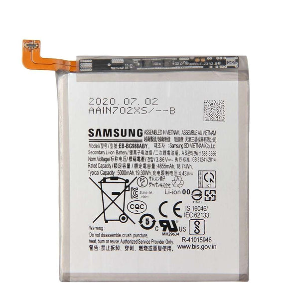 Genuine Battery EB-BG988ABY for Samsung Galaxy S20 Ultra 5000mAh with 1 Year Warranty*