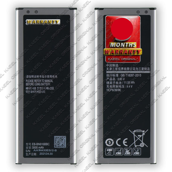 Genuine Battery EB-BN916BBC for Samsung Galaxy Note 4 Duos 3000mAh with 12 months Warranty*