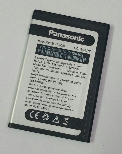 Genuine Battery FSFP1250AA for Panasonic 1250mAh with 1 Year Warranty*