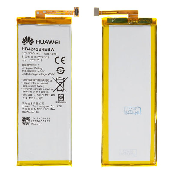 Genuine Battery HB4242B4EBW for Huawei Honor 6 3000mAh with 1 Year Warranty*