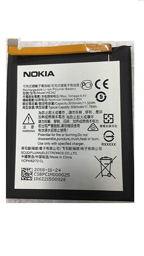 Genuine Battery HE342 for Nokia Plus Plus Nokia X6 2018 TA-109
