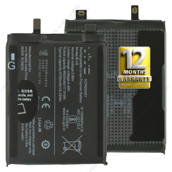 Genuine Battery B-U8 for Vivo T1PRO 4700mAh with 12 Months Warranty*
