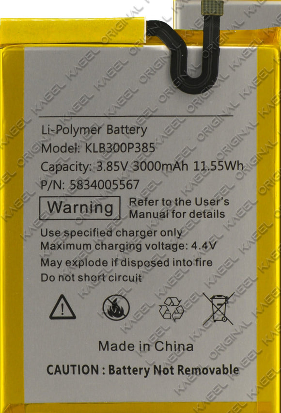 Genuine Battery KLB300P385 for Panasonic P51 2500mAh with 1 Year Warranty*