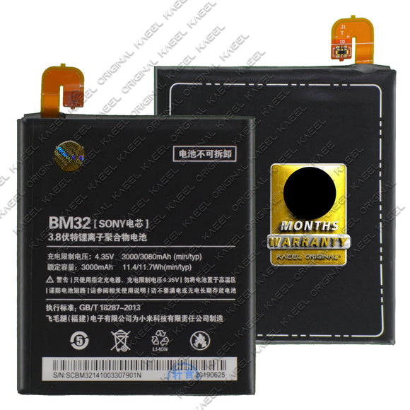 Genuine Battery BM32 for Xiaomi Redmi 4 MI4 3000mAh with 1 Year Warranty*