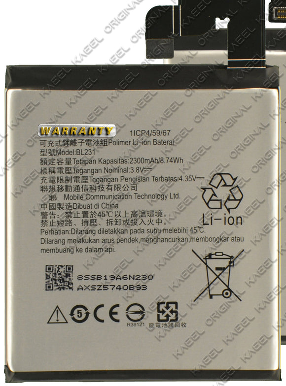 Genuine Battery BL231 for Lenovo Vibe X2 Lenovo S90 S90U 2300mAh with 1 Year Warranty*