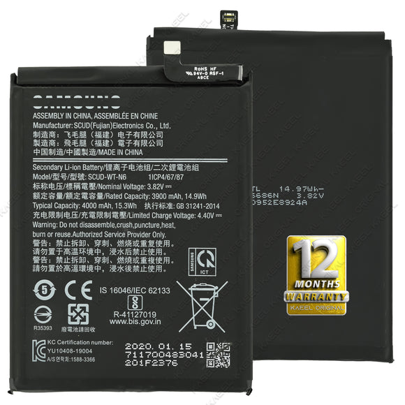 Genuine Battery SCUD-WT-N6 for Samsung Galaxy A10s/A20s 4000mAh with 12 Months Warranty*