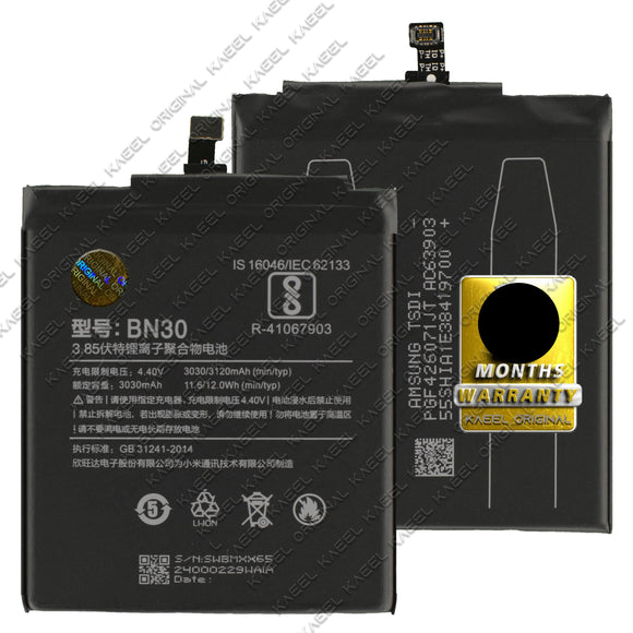 Genuine Battery BN30 for Xiaomi Redmi 4A 3120mAh with 1 Year Warranty*