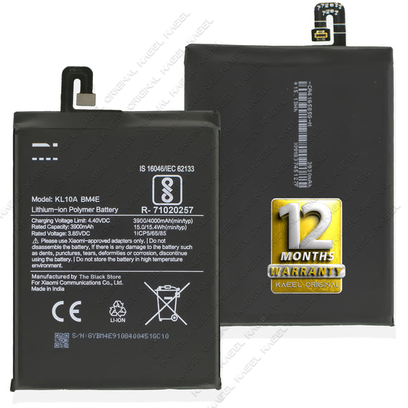 Genuine Battery BM4E for Xiaomi Mi Poco F1 4000mAh with 12 Months Warranty*