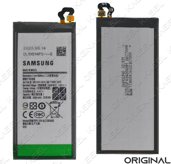 Genuine Battery EB-BJ730ABE for Samsung Galaxy J7 Pro J730F (South Africa); J730GM/DS (India, Singapore); J730G/DS (Taiwan, Singapore, J730G/DS 3600mAh with 1 Year Warranty*