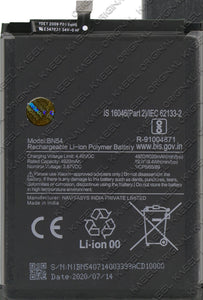 Genuine Battery BN54 for Redmi note 9, Note 10x 4G, Redmi 10X 5G, Redmi 10x pro 5G, Xiaomi Poco M2 5020mAh with 1 Year Warranty*