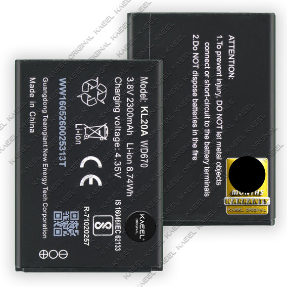 Genuine Battery WD670 for ZTE Wipod Airtel 4g Hotspot Router Jiofi m2 Jiofi m2s Jiofi 2 Router Wireless 2300mAh with 12 Months Warranty*