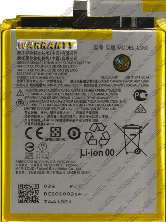 Genuine Battery LG50 for Motorola Moto One Fusion Plus 5000mAh with 1 Year Warranty*