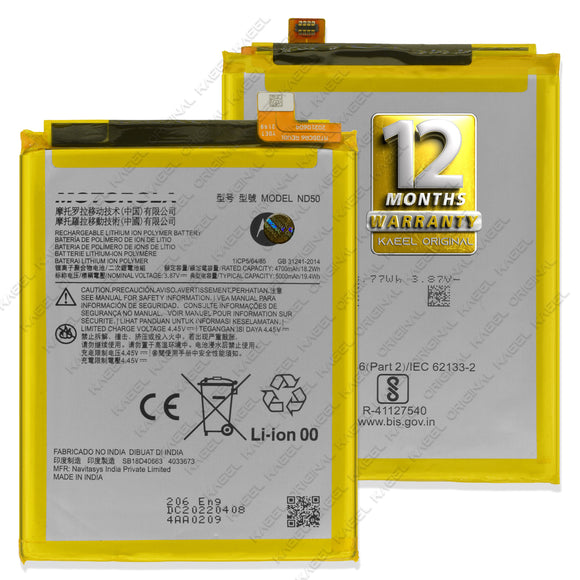 Genuine Battery ND50 for Motorola Moto G31 5000mAh with 12 Months Warranty*