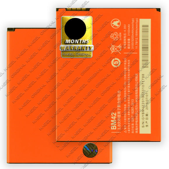Genuine Battery BM42 for Xiaomi Redmi Note 3G / 4G 3200mAh with 1 Year Warranty*