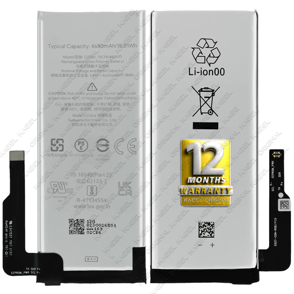 Genuine Battery G27FU for Google Pixel 5A 5G  4620mAh with 12 Months  Warranty*