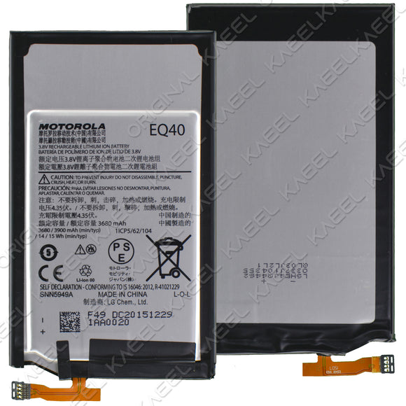 Genuine Battery EQ40 for Motorola Droid Turbo XT1254 XT1225 3900mAh with 1 Year Warranty*