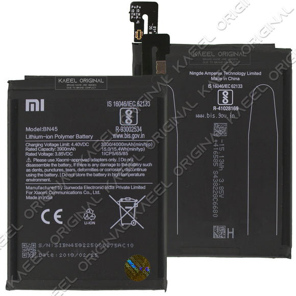 Genuine Battery BN45 for Xiaomi Redmi MI Note Pro 4000mAh with Year Warranty*