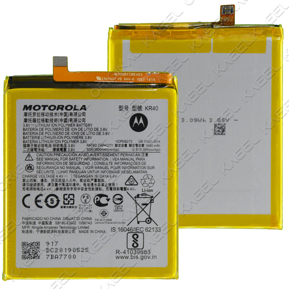 Genuine Battery KR40 for Motorola One Vision XT1970-1 / P50 3500mAh with 1 Year Warranty*