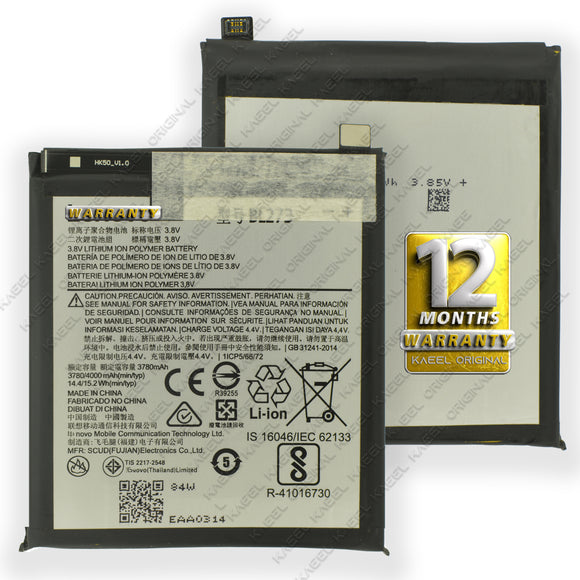 Genuine Battery BL273 for Lenovo K8 Plus Dual Sim PA8C0020IN / PA8C0003IN 4000mAh with 12 Months Warranty*