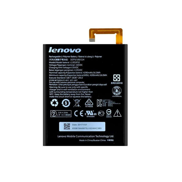 Genuine Battery L13D1P32 for Lenovo A8-50 A5500 label S8-50 4290mAh with 1 Year Warranty*