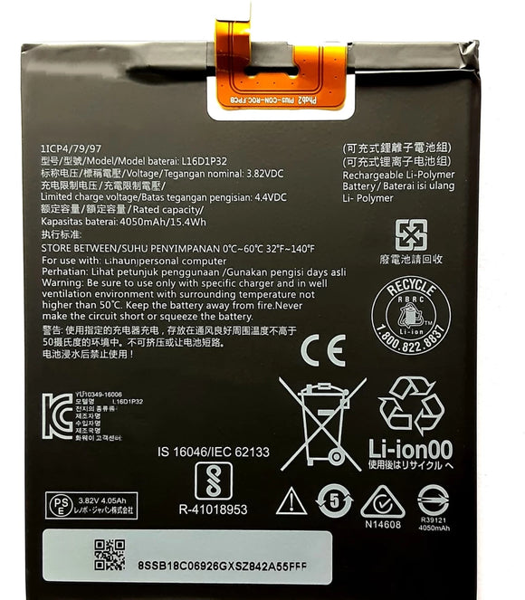 Genuine Battery L16D1P32 for Lenovo Phab 2 4050mAh with 1 Year Warranty*