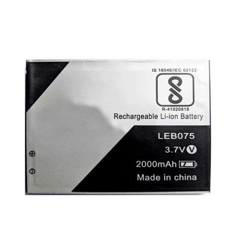 Genuine Battery LEB075 for Lava A67 4G 2000mAh with 1 Year Warranty*