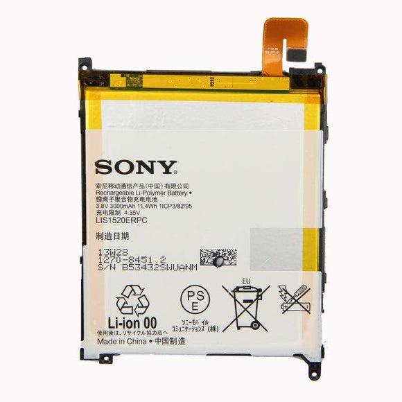 Genuine Battery LIS1520ERPC for Sony Xperia Z Ultra XL39 XL39H C6802 C6806 C6833 3000mAh with 1 Year Warranty*