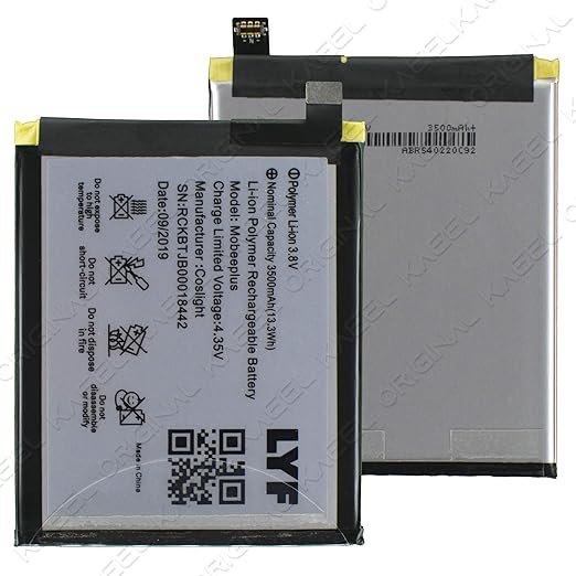 Genuine Battery MOBEEPLUS for LYF Earth 1 LS 5501 3500mAh with 1 Year Warranty*