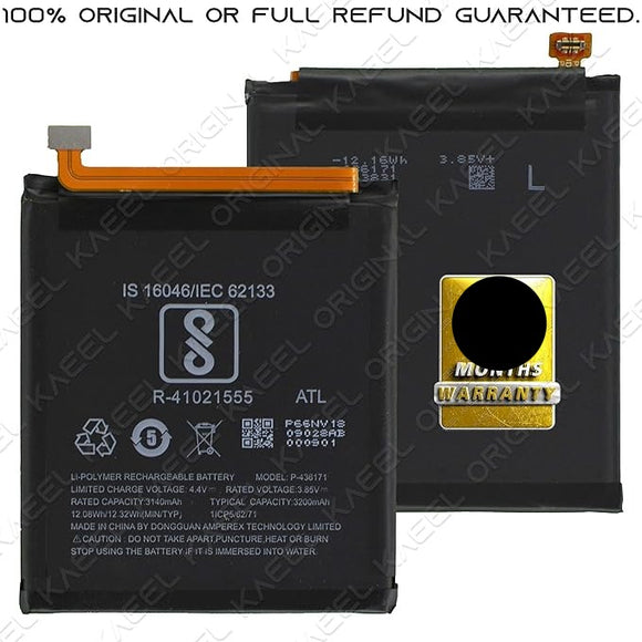 Genuine Battery P-436171 for Tenor D2  3140mAh with 1 Year Warranty*